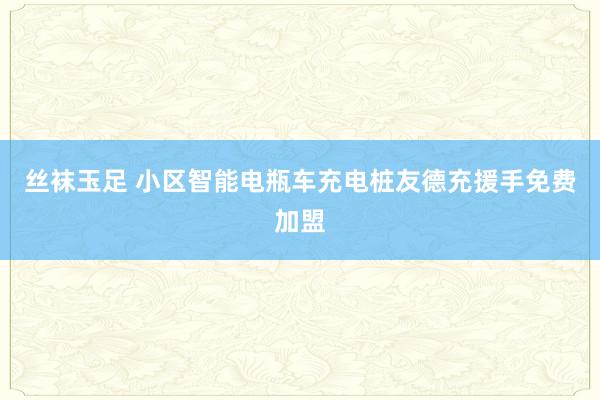 丝袜玉足 小区智能电瓶车充电桩友德充援手免费加盟