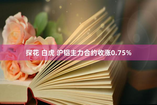 探花 白虎 沪铝主力合约收涨0.75%