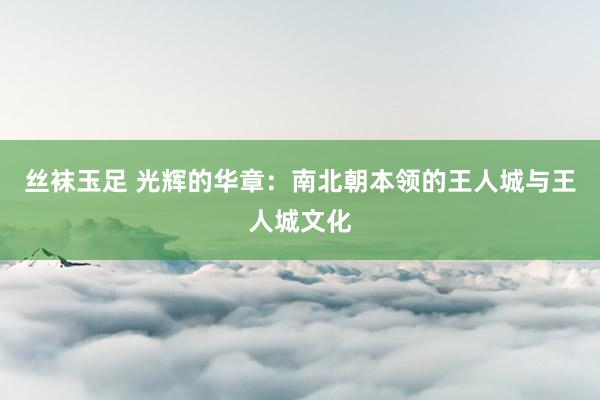 丝袜玉足 光辉的华章：南北朝本领的王人城与王人城文化