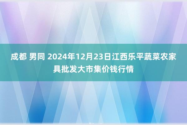 成都 男同 2024年12月23日江西乐平蔬菜农家具批发大市集价钱行情