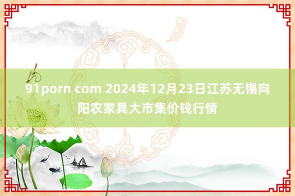 91porn com 2024年12月23日江苏无锡向阳农家具大市集价钱行情