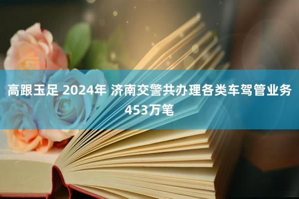 高跟玉足 2024年 济南交警共办理各类车驾管业务453万笔